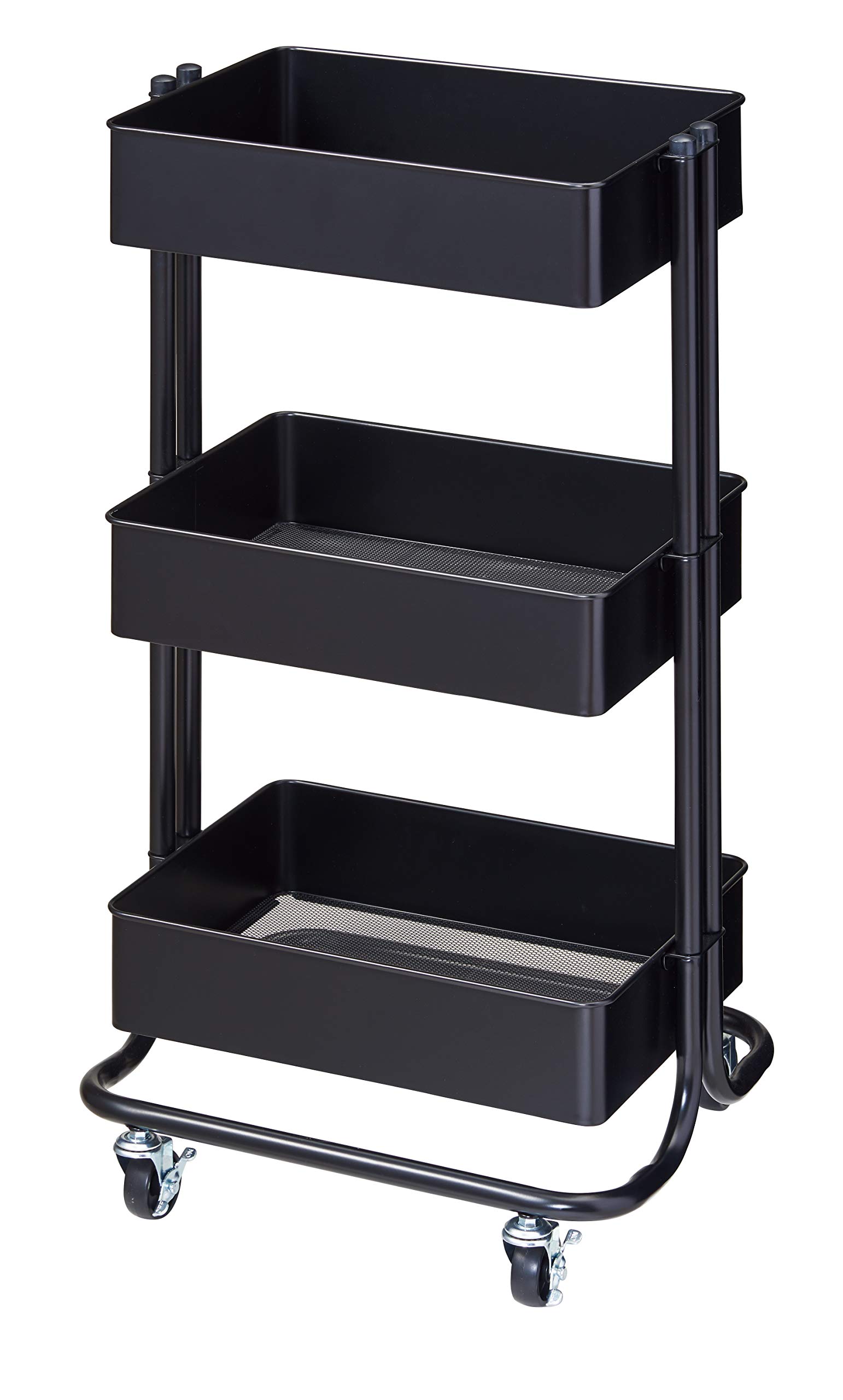 グレー メタルメッシュワゴン 3段×3台まとめて！ グレー メタル