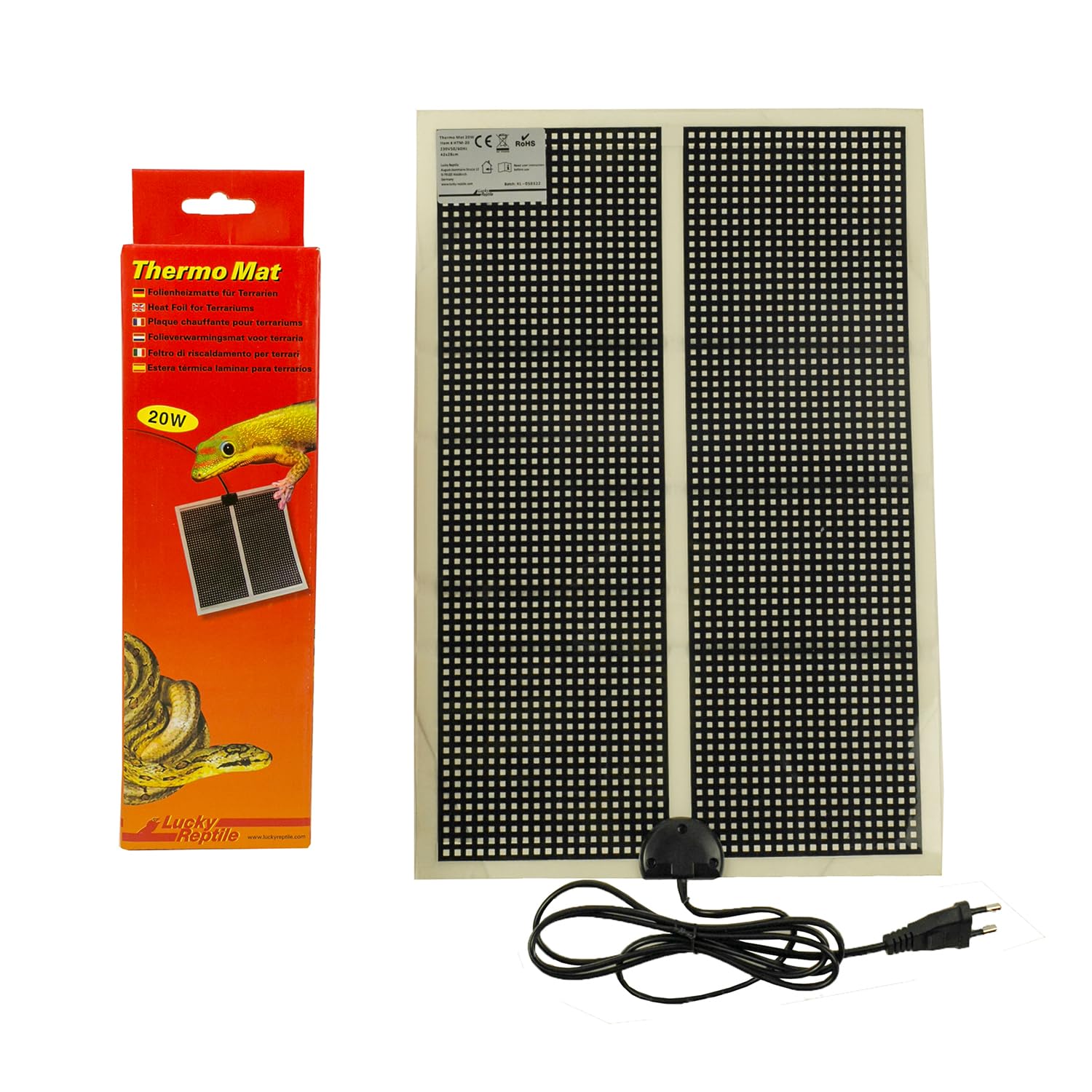 Lucky Reptile Thermo Mat Heizmatte für Terrarien, Wattstärke:20 Watt - 4