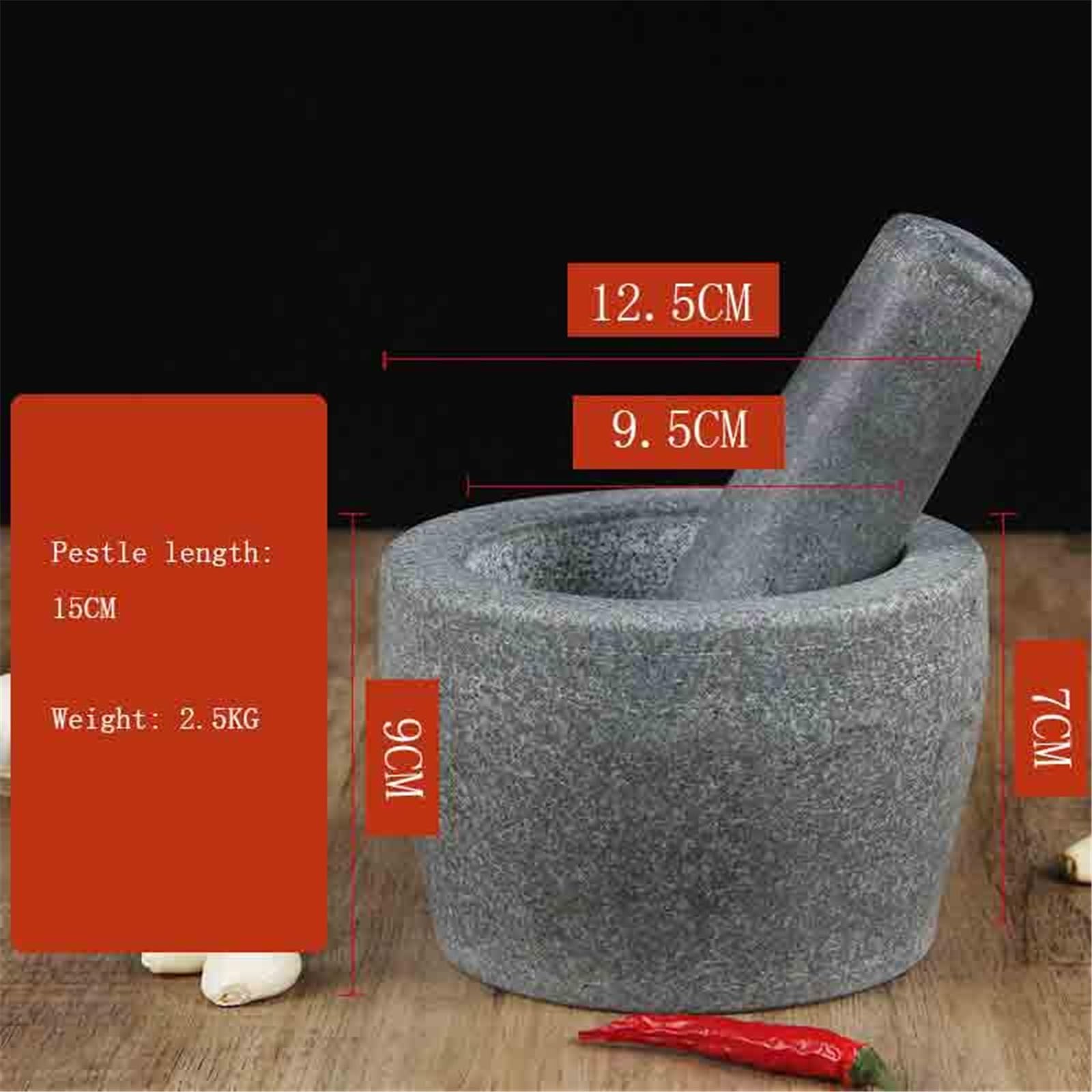 Pratico Set mortaio e pestello dal design interno satinato for cucina