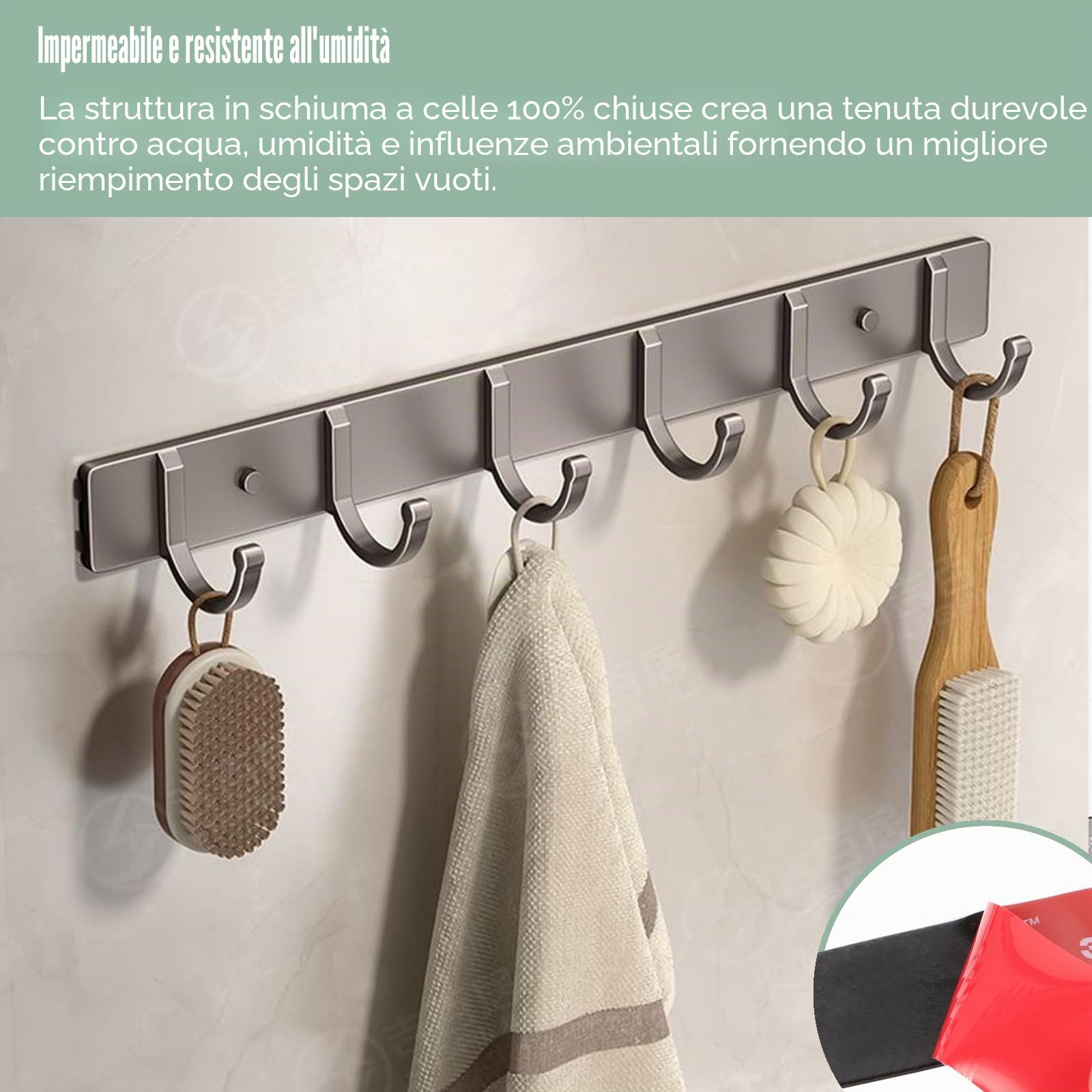 Nastro biadesivo extra forte, realizzato con nastro adesivo 3M VHB 5952, 35 mm x 5 m, spessore 1,1 mm, impermeabile e resistente alle alte temperature per auto, decorazione della casa, ufficio