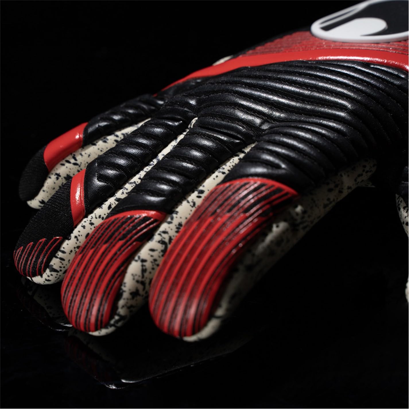 uhlsport Powerline Supergrip+ Finger Surround, Guanti da Portiere di Calcio Unisex-Youth