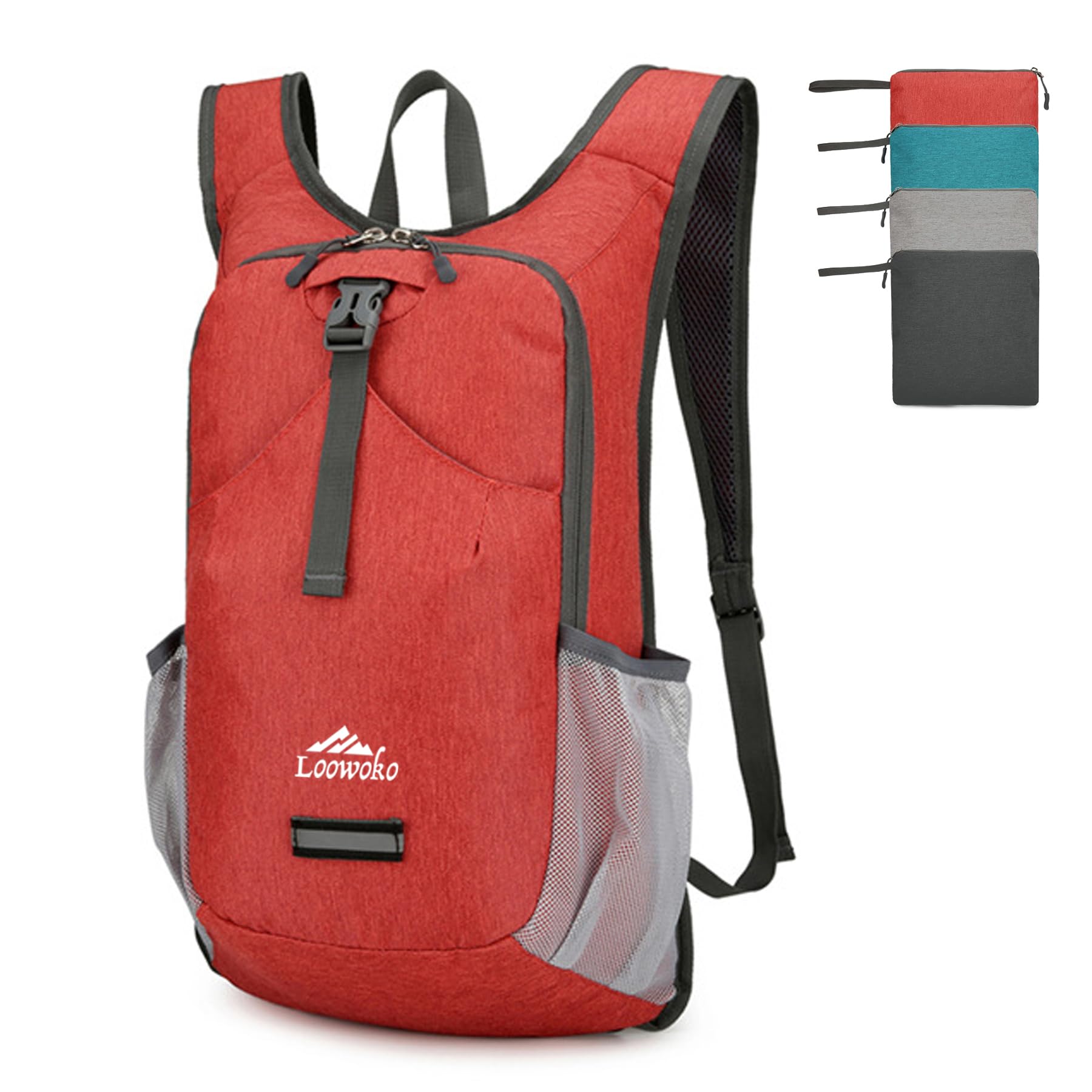 Loowoko Hiking Backpack, 20L Packable Backpacks for Travel Hiking Camping Daypack, Foldable Lightweight Shoulder Bag