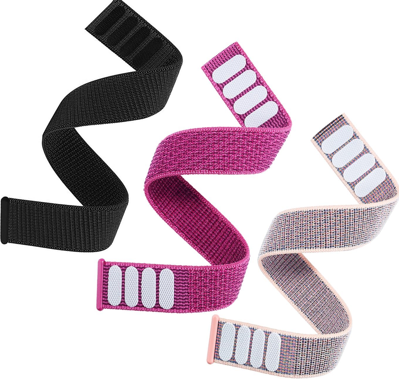 Olytop Fenix 8 47mm/Fenix 7/6/5/EPIX Gen 2/ Pro 47mm Watch Bands, 22mm Hook & Loop Quick Dry Nylon Sport Replacement Strap for Garmin Fenix 6 Pro/7 pro/5 Plus/Instinct/Forerunner 935