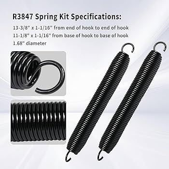 Amazon.com: Vanshly 4 Pack R3847 Replacement Spring Kit for