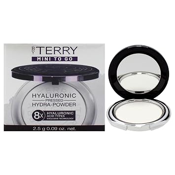 By Terry Hyaluronic Pressed Hydra-Powder 8HA | Travel-Size | Invisible, Matte Finish For Flawless & Smooth Skin | 7.5g | Invisible, Matte Finish, Flawless & Smooth Skin