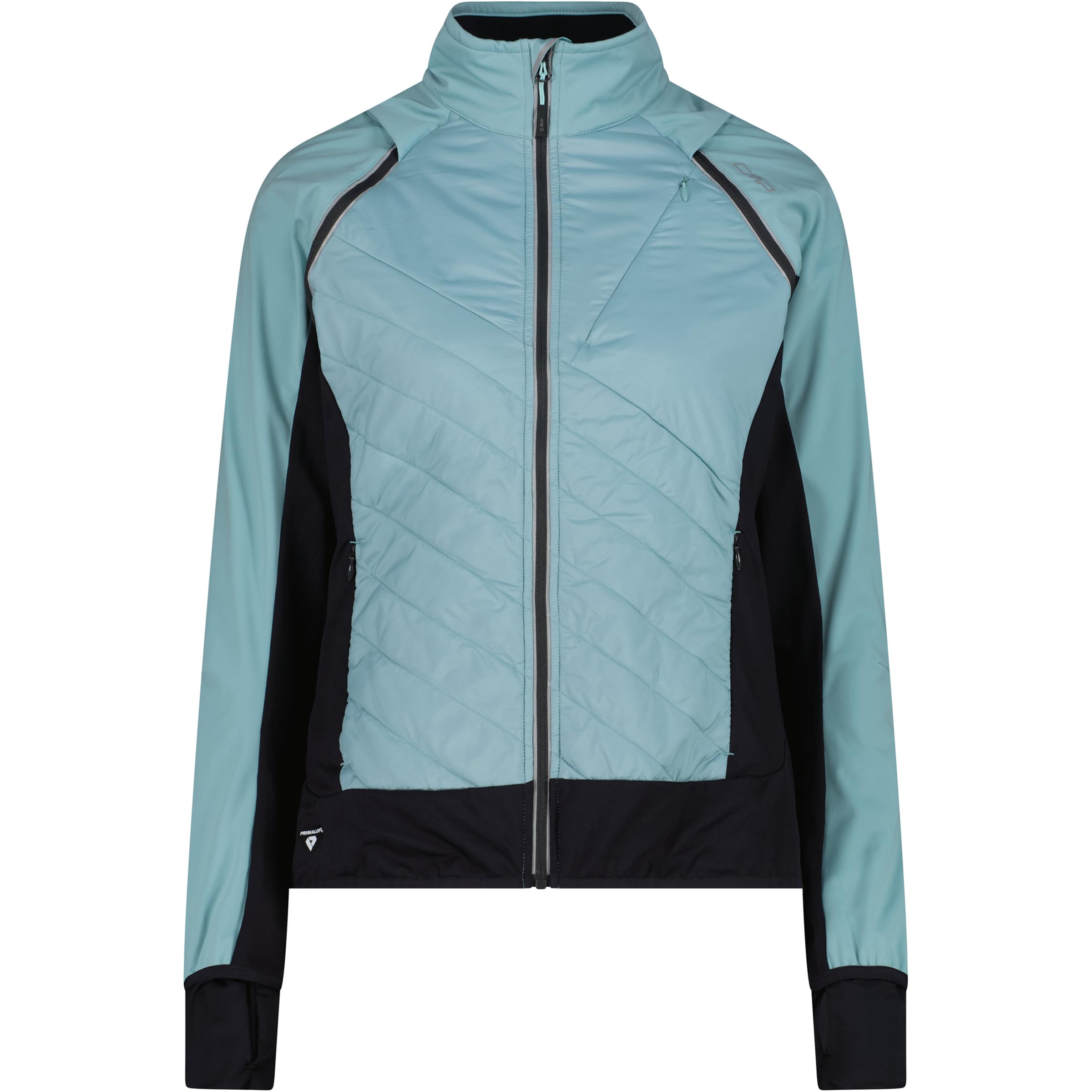CMP WOMAN JACKET WITH DETACHABLE SLEEVES LAGOON