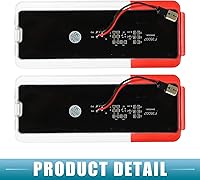 Vista 7 de Luz de puerta LED Panel Reflector de puerta Luz de advertencia Luz de advertencia F81Z-2523820-AA para Ford Excursion 2000-2005 Blanco Rojo LED