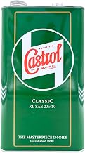 Castrol Classic XL 20W-50 Multi-Grade Mineral Engine Oil for Vintage Cars, API SF/CC, Petrol/Diesel, 4T | with Corkscrew Keyring - 5L - 1 Pack