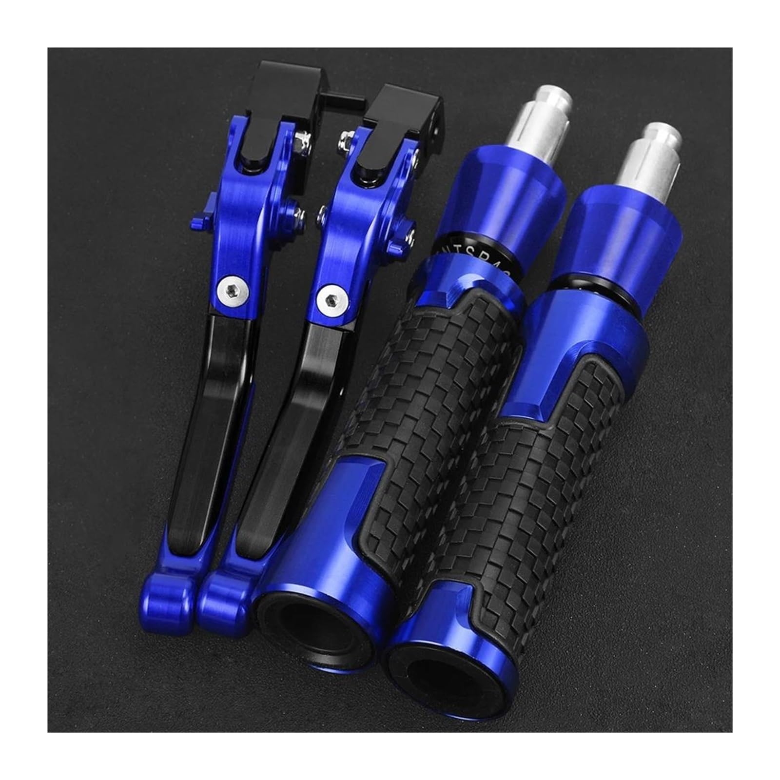Wajuhjk Blue For Suzuki Gsxr1000 Gsx-R1000 2005-2006 Motorcycle Accessories Brake Clutch Levers Handle Handlebar Grip Ends(Blue)