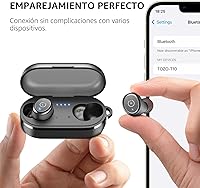 Vista 8 de TOZO - T10 - Auriculares inalámbricos Bluetooth 5.0 1 Negro