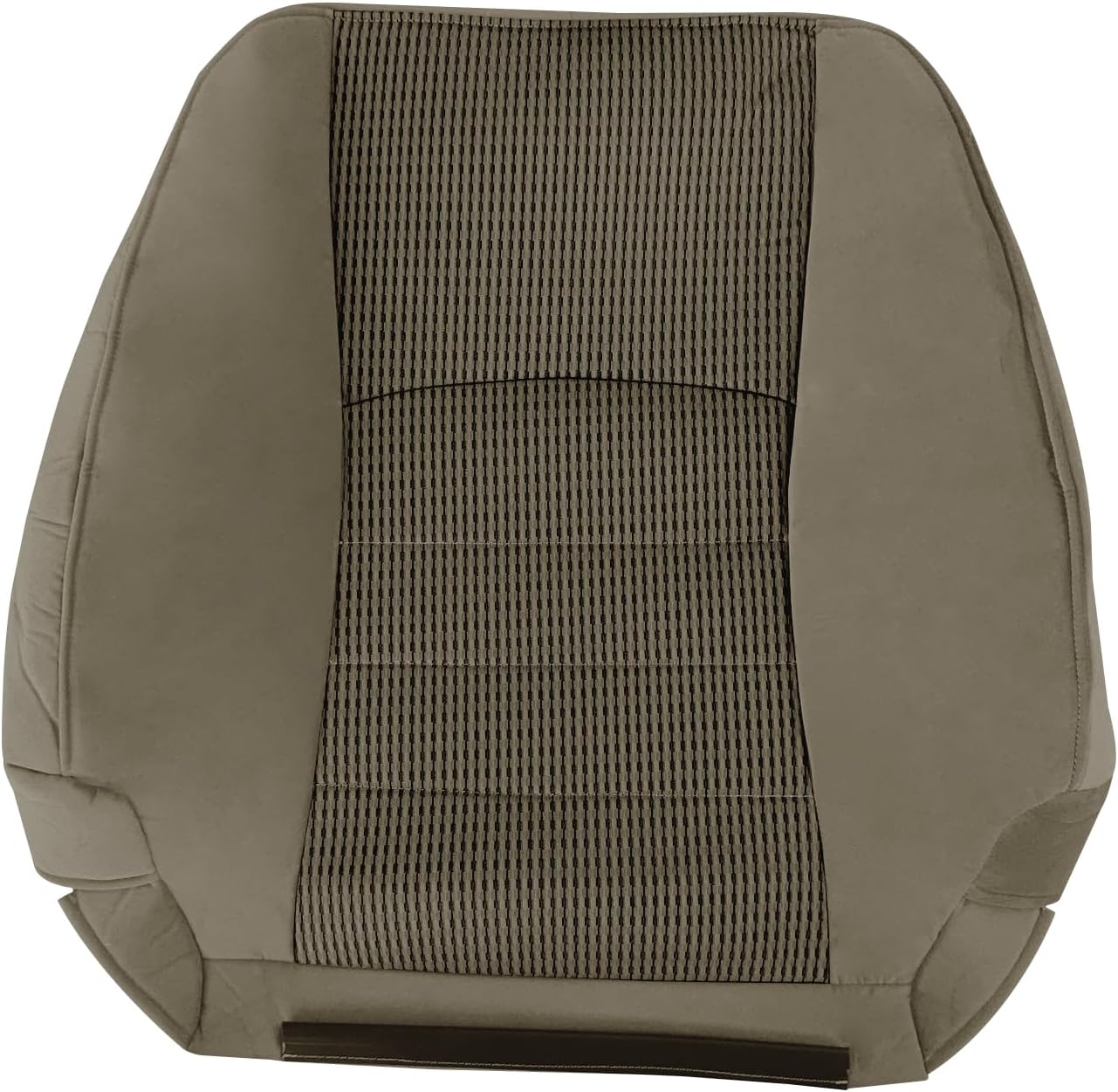 Front Both Side Bottom Top Lean Back Cloth Seat Cover Replacement Fits for Dodge Ram 1500 2500 3500 4500 5500 SLT 2010-2012 Tan