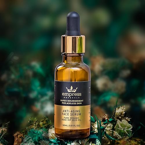 Miniatura 8 de Suero facial antienvejecimiento  Cuidado de la piel orgánico totalmente natural con aceite de semilla de rosa mosqueta e incienso serrata  Nutre,