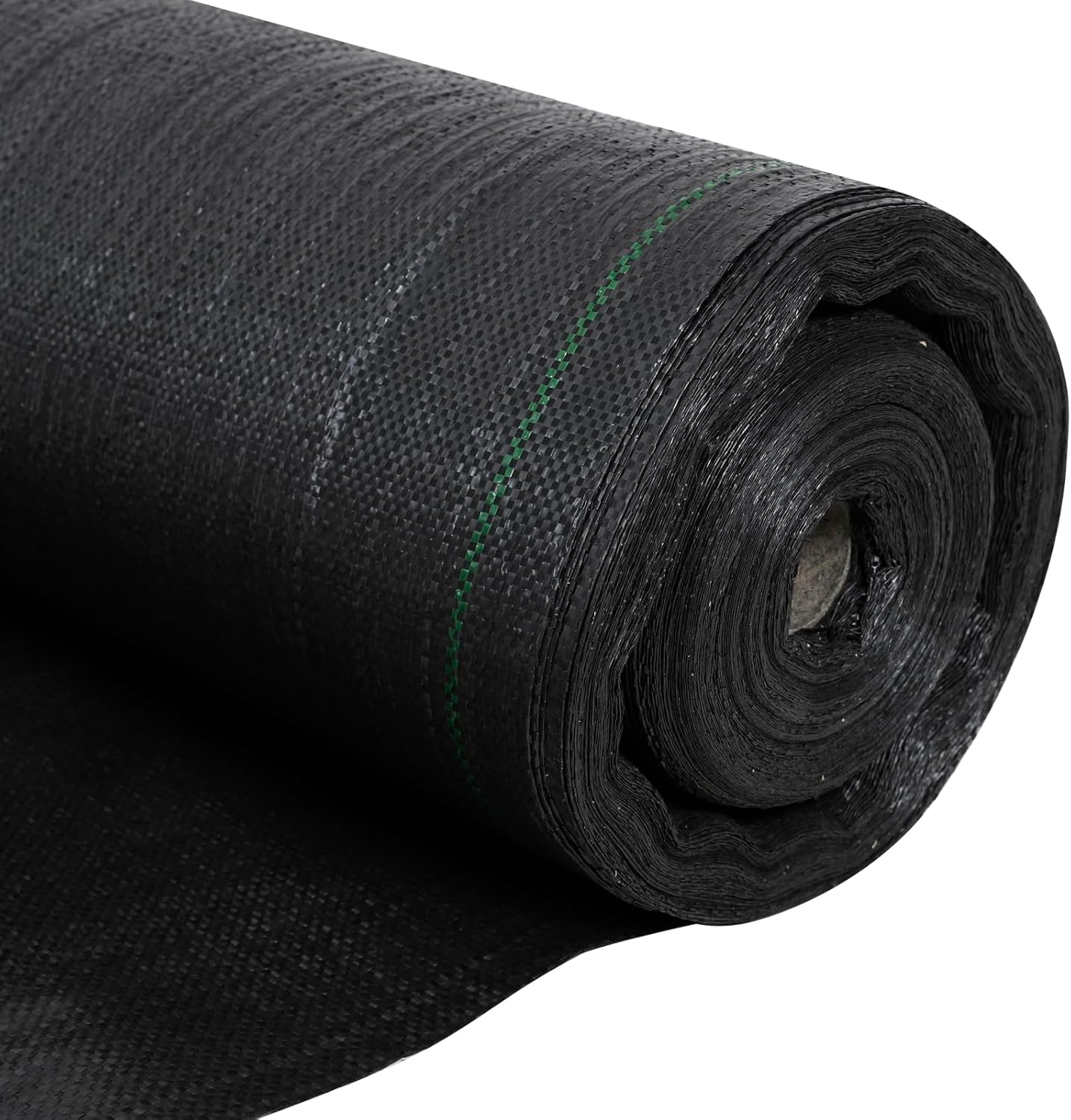 4ft x300ft Black Weed Barrier Landscape Fabric Heavy Duty 3.2OZ French Drain Fabric Ground Cover Weed Cloth for Erosion Control，Outdoor Gardening Weed Control Mat