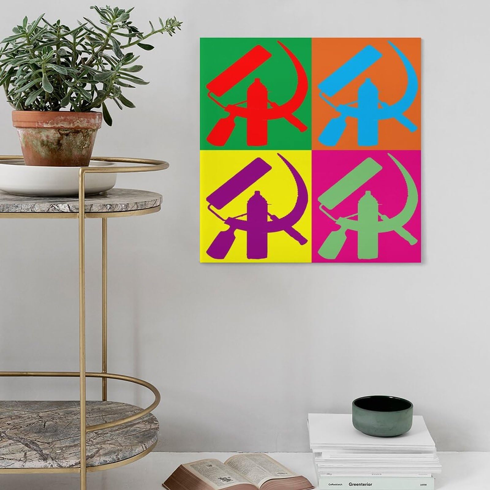 Amazon.co.jp: Andy Warholアンディ・ウォーホル《ロゴ》絵画 ポスター