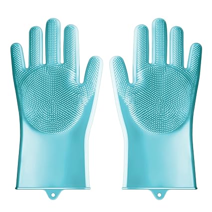Spotzero By Milton Multipurpose Gloves, 1 Pair, Assorted | Cleaning Gloves | Gloves for Washing Utensil
