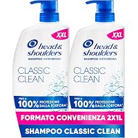 Head & Shoulders Shampoo Antiforfora Classic Clean,Per Capelli Grassi,Fino Al 100%