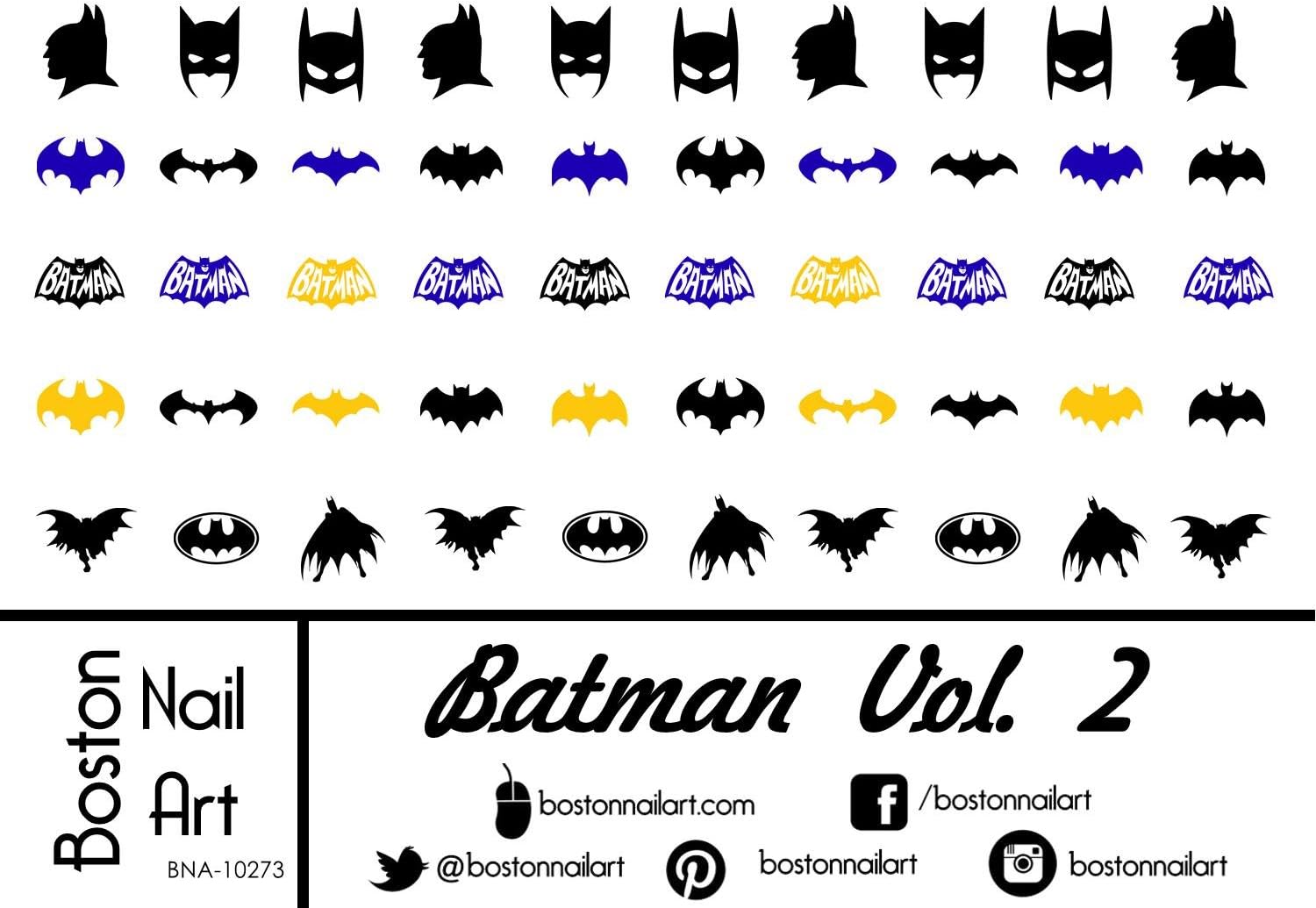 Batman Vol. 2 - Waterslide Nail Decals - 50pc