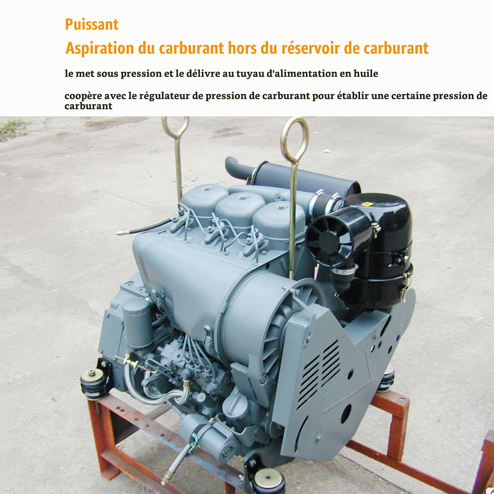 04230566 0423102 Pompe à Carburant, Remplacement de la Pompe D'alimentation de Transfert de Carburant en Métal pour Moteurs Deutz F2L 912 F3L 913