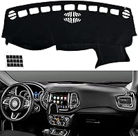 Vista 18 de TUCAREST Funda para salpicadero Compatible con 2014-2020 Nissan Rogue (T32) / 2017-2022 Rogue Sport S (No Rogue Select) Alfombrilla antideslizante