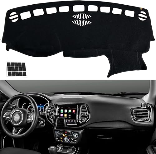 Miniatura 18 de TUCAREST Funda para salpicadero Compatible con 2014-2020 Nissan Rogue (T32) / 2017-2022 Rogue Sport S (No Rogue Select) Alfombrilla antideslizante