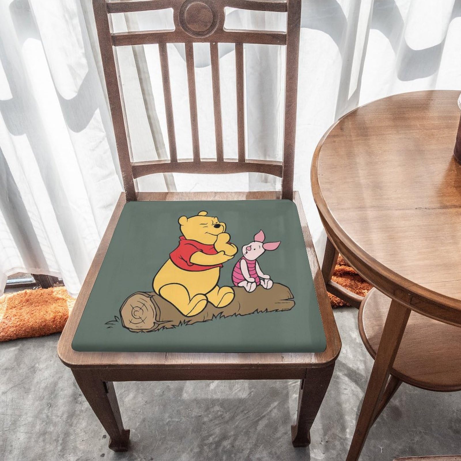 未使用 未開封【くまのプーさん】クッション 座布団 くまのプーさん クッション 2個セット 45x45cm 座布団