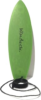 Windeck Finger Surfboard - Rad Looking Fingerboard Toy - Surf The Wind - Mini Board for Kids and Surfers Looking to Hone Their Surfer Skills (Mean Green)