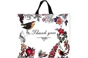 Aesthetically Pleasing Bulk Gift Bags - 60 Pack Printed 'Thank You' Bags...