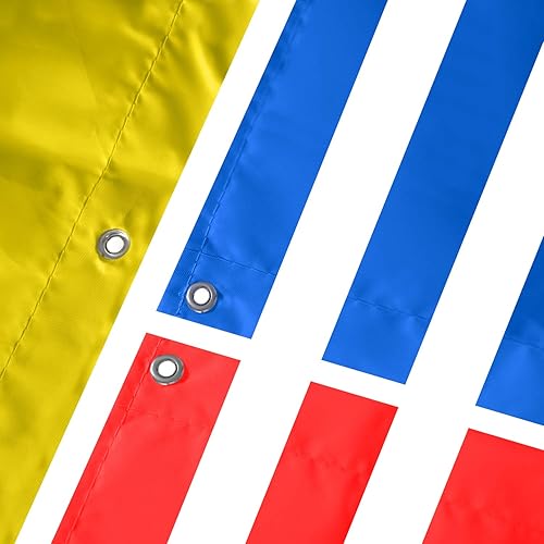 Miniatura 3 de ABCCANOPY Juego de lona de repuesto para columpios de 43 x 90 pulgadas para parques infantiles, pantallas de sombra (azul)