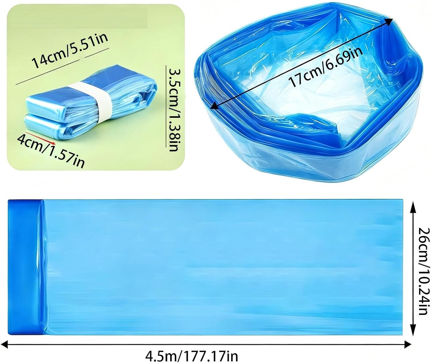 Diaper Trash Bags, Odor Control Foldable Liners,Kids Diaper Bag | for Children Girls Beach Outdoor Party Lake Pools Bathing Holiday Camping Picnic