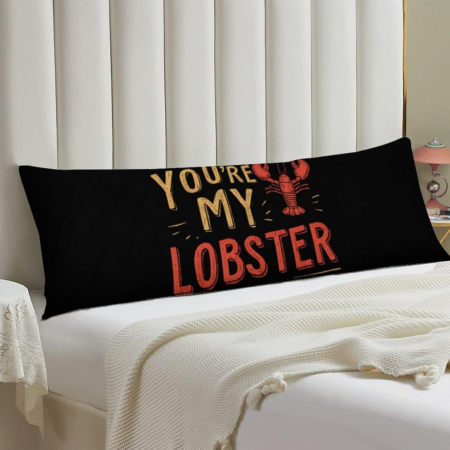 You are My Lobster Body Pillow Cover Long Cushion 18.9x53.1 Inch