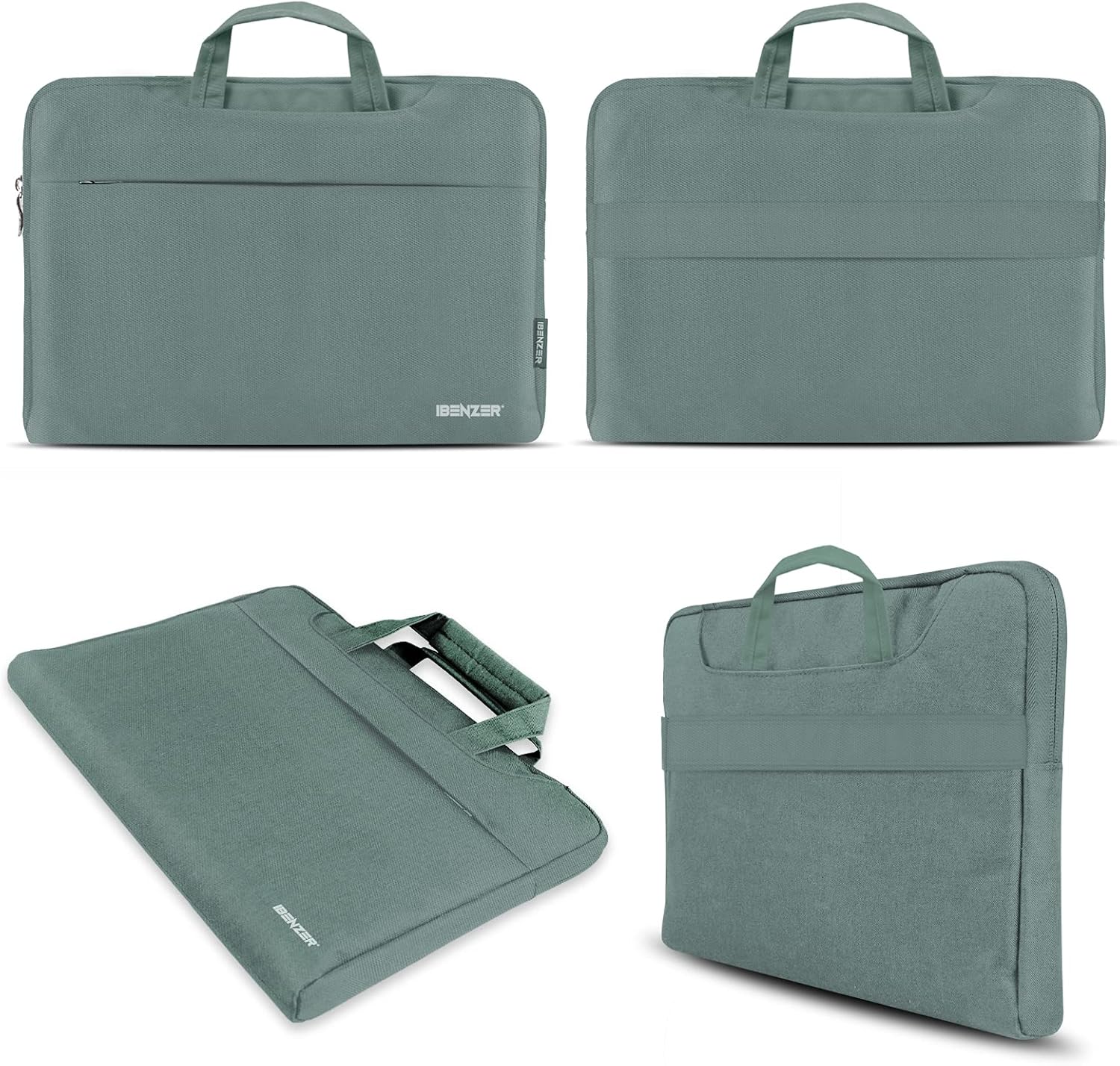 IBENZER Compatible with MacBook Air 13 inch case 2026 2025 2024 2023 2022 M4 A3240 M3 A3113 M2 A2681, HardShellCase & Sleeve & KeyboardCover &Type-C Adapter, Midnight Green, KK-MTGN+3 - Image 8