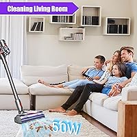 Vista 3 de Direct Drive Brush Head Quick-Release Motorhead Cleaner Head for Dyson V7 V8 V10 V11 V15 SV12 Vacuum Cleaner