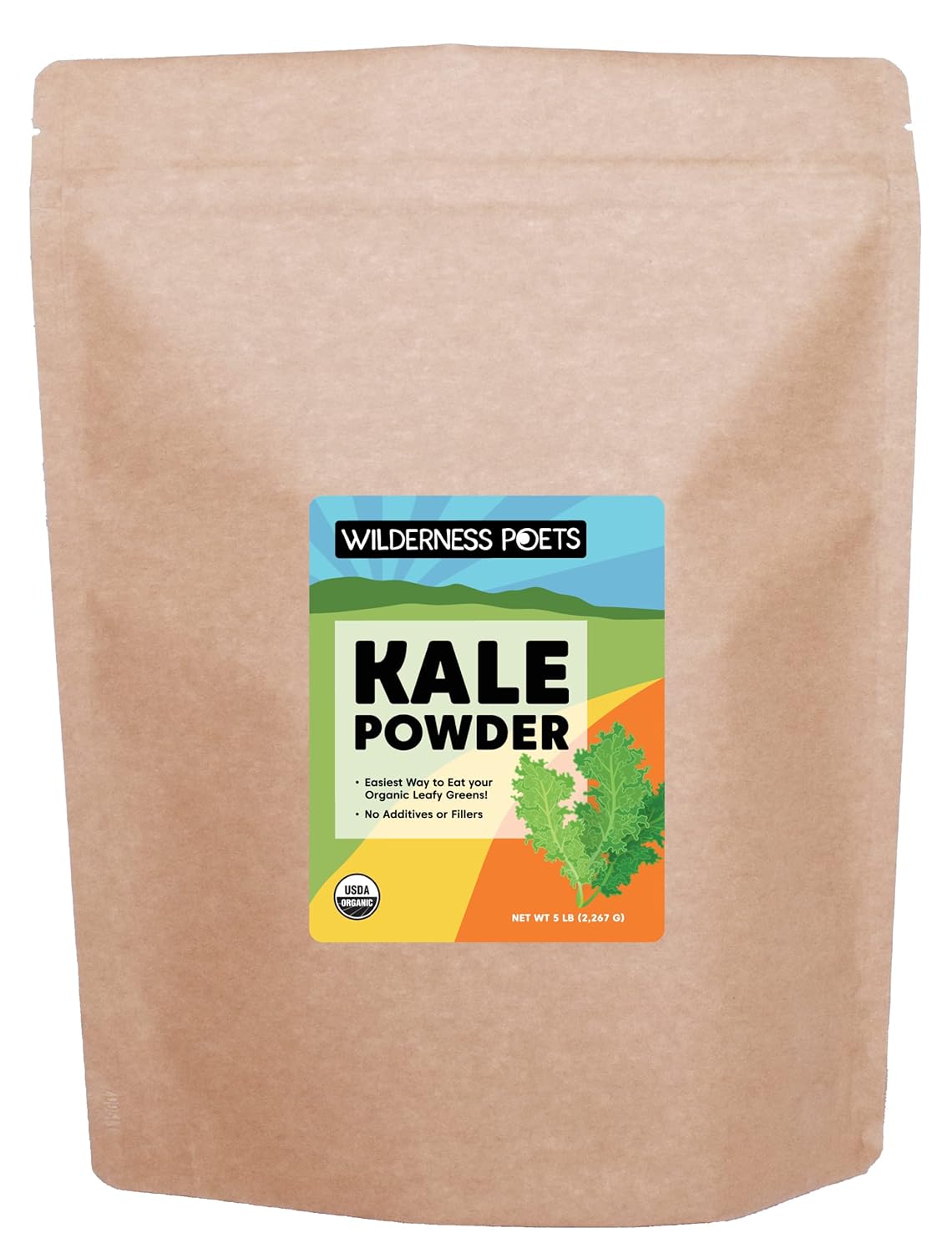 Wilderness Poets, Organic Kale Powder (80 Ounce - 5 Pound)
