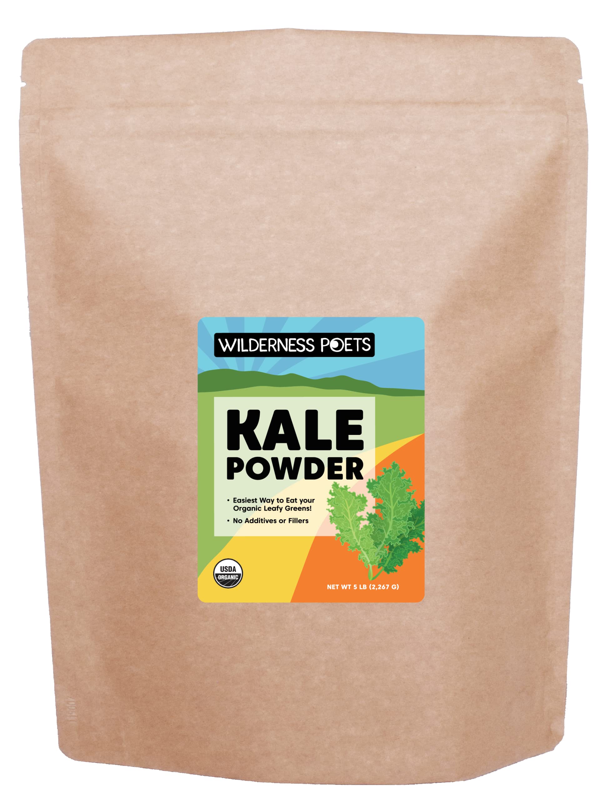 Wilderness Poets, Organic Kale Powder (80 Ounce - 5 Pound)