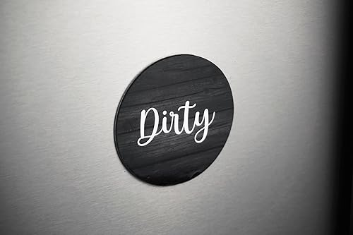 Miniatura 6 de Imán para lavavajillas con texto en inglés Clean Dirty, Clean Dirty, Strong Clean and Dirty para lavavajillas, indicador universal para lavavajillas