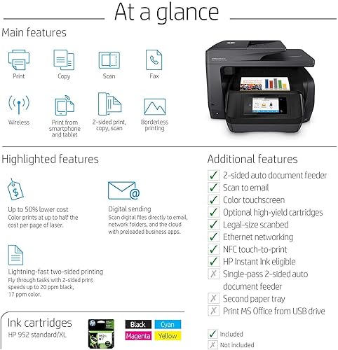 Miniatura 8 de Impresora multifunción HP OfficeJet 8720., Negro