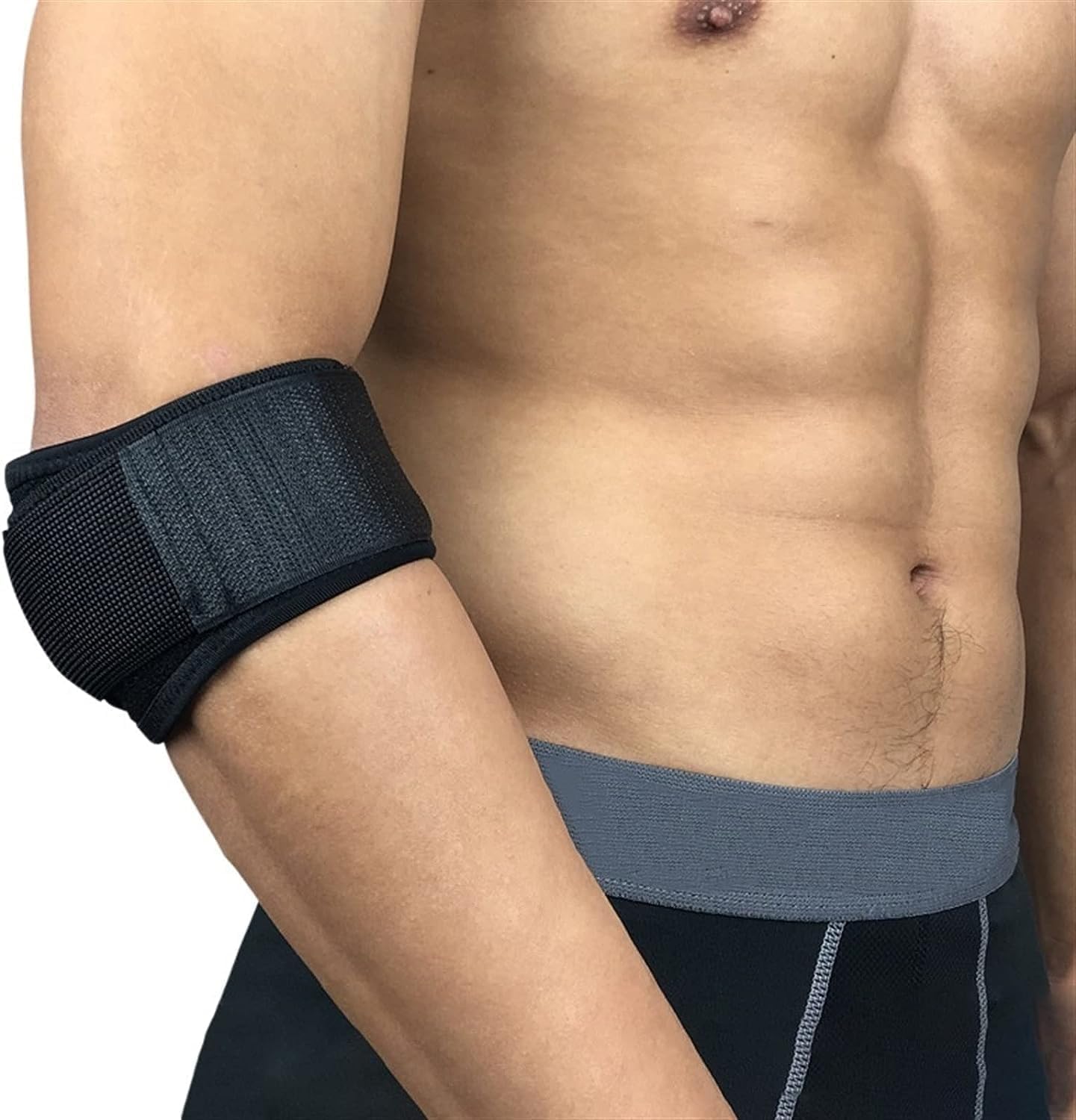 Tennis Elbow Brace for Men Adjustable Tennis Elbow Support Guard Pads Golfer Strap Elbow Lateral Pain Syndrome Epicondylitis Brace 1Pcs