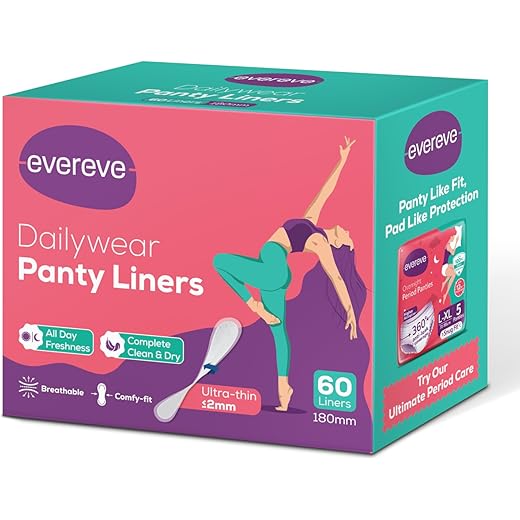 Evereve Anti-Bacterial Panty Liners 180mm