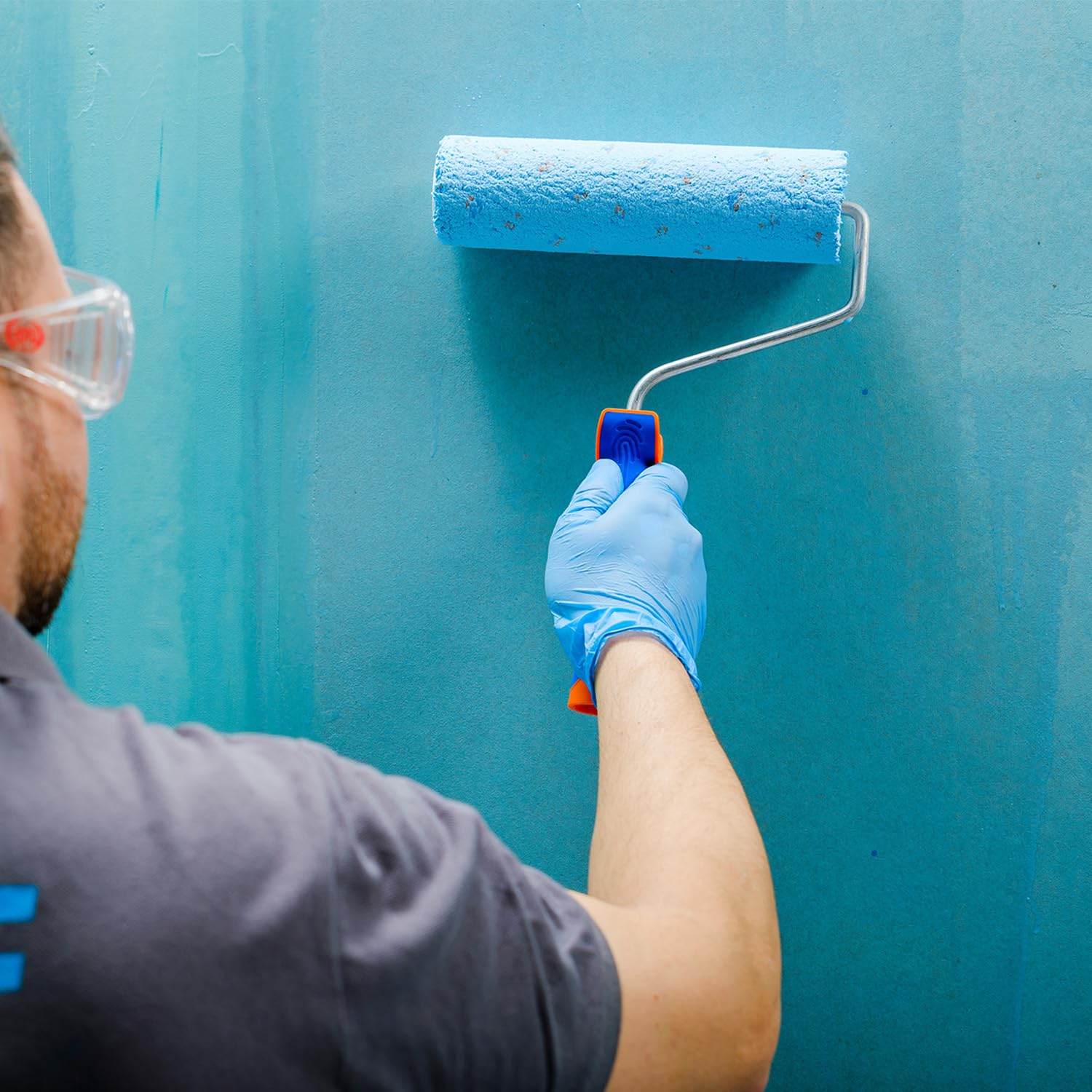 KNAUF - Impermeabilizante Latex Azul 5 kg - Listo para Usar - En Base Sintético y Aditivos Inertes - Utilizar Previo al Alicatado en Zonas Húmedas - Excelente Adherencia Multisuperficie