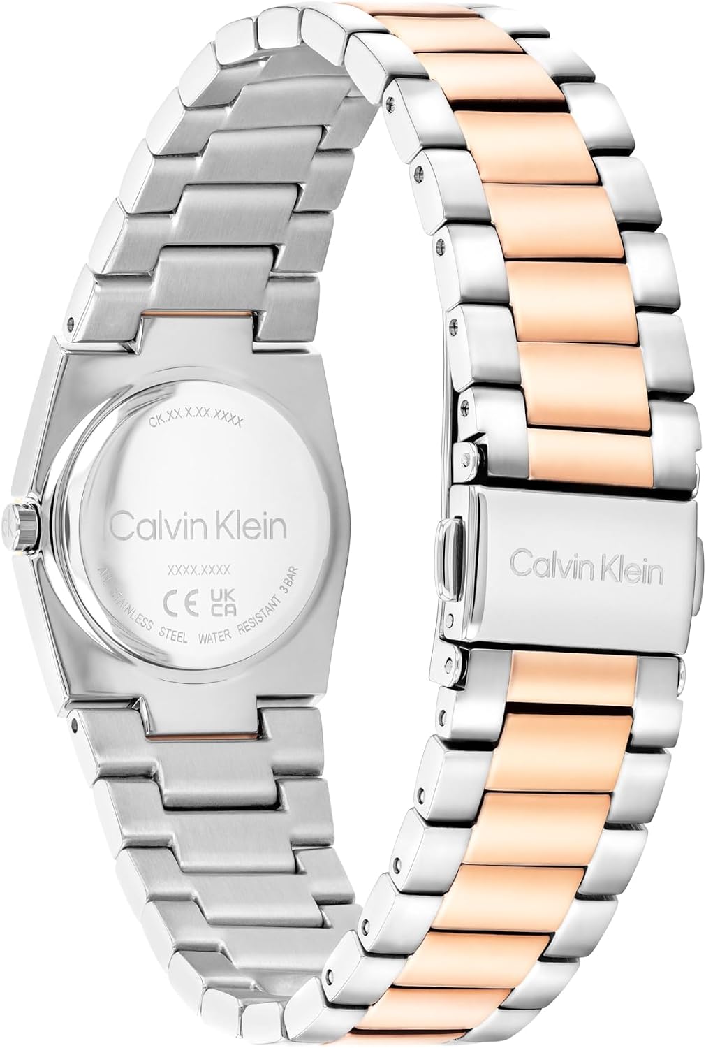 Calvin Klein Women’s CK Unite Stainless Steel Watch, 26mm Case with Link Bracelet – Sleek Curved Case, Modern Everyday Style - Gift for Her