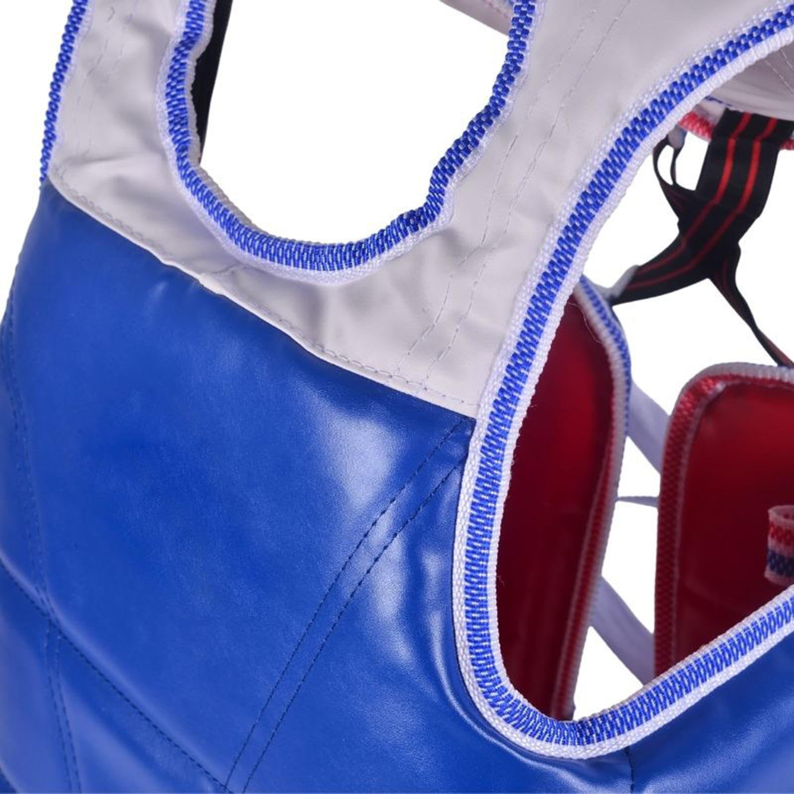 Protector de Pecho Reversible, Equipo de Pecho para Karate, MMA, cómodo Boxeo, Protector Abdominal, Chaleco Protector para Artes Marciales