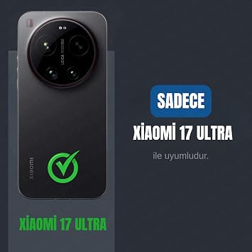 Ehr. Xiaomi 17 Ultra ile Uyumlu Kamera Korumalı Darbe Önleyici Ultra Slim Soft TPU Şeffaf Silikon Kılıf
