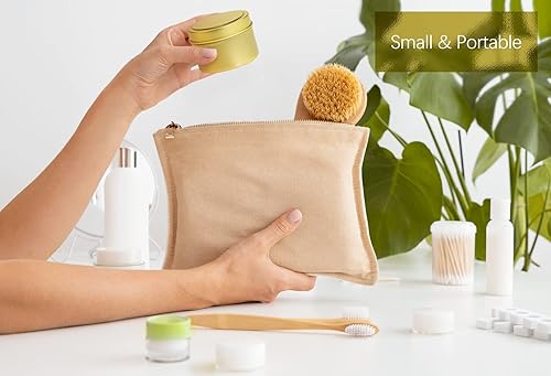 Miniatura 6 de Latas doradas de 4 onzas con tapas, 24 recipientes para velas, tarros de velas a granel para hacer velas, color dorado