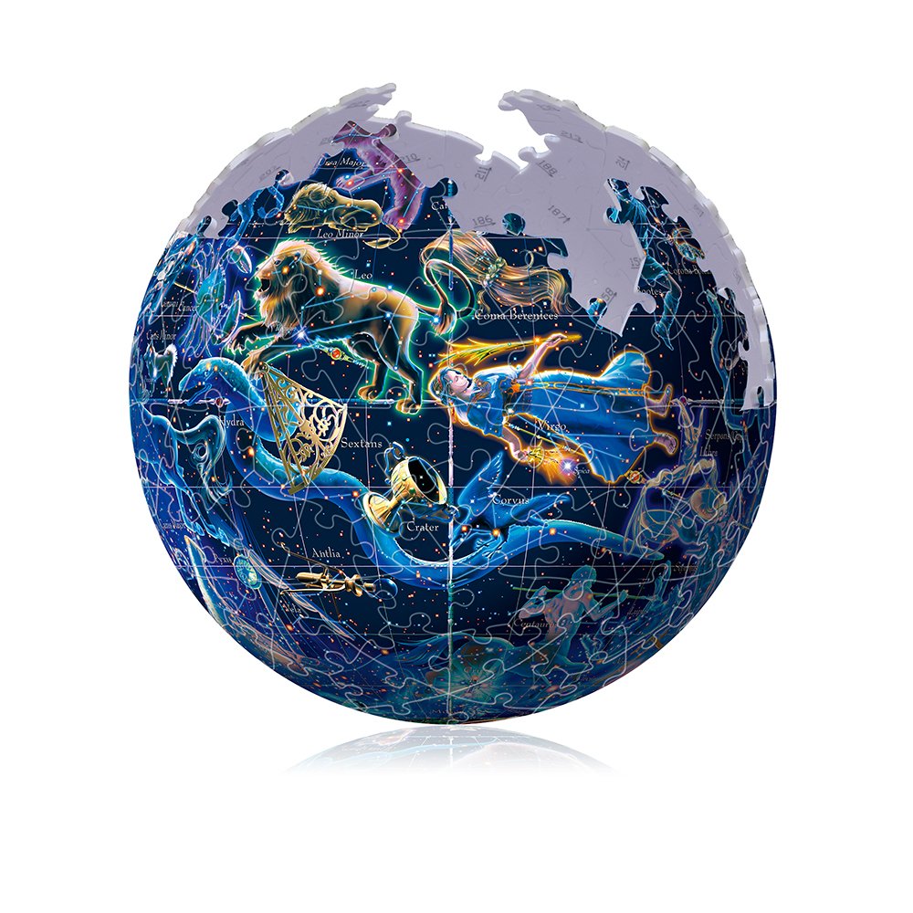 【未使用品】やのまん 3D 球体パズル 天球儀 セレスティアルグローブ Amazon.co.jp: 3D球体パズル 240ピース セレスティアルグローブ―天球儀