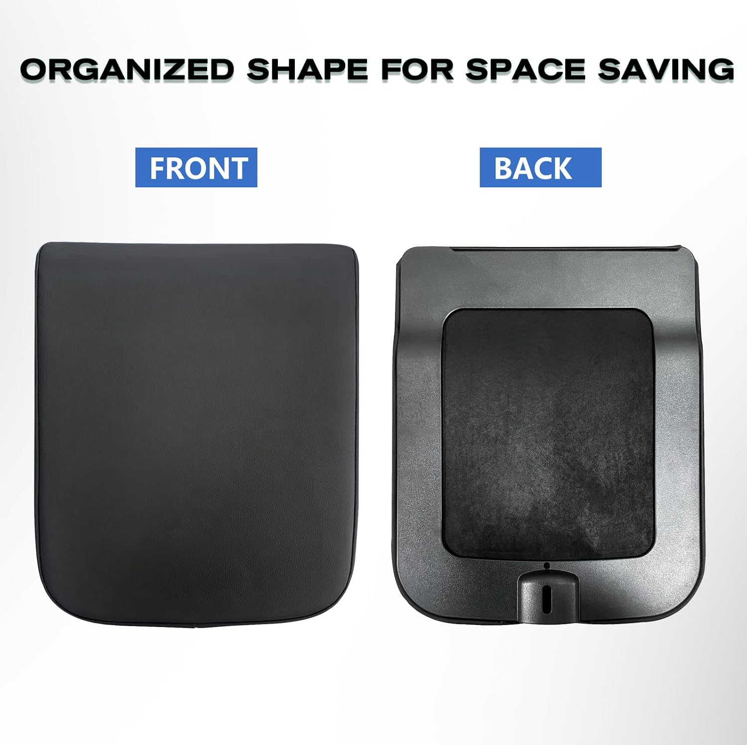 Center Console Armrest Lid Compatible with Dodge Ram 1500 2500 3500 2002 2003 2004 2005 Replaces# WP051DVAA Leather Material (Black)