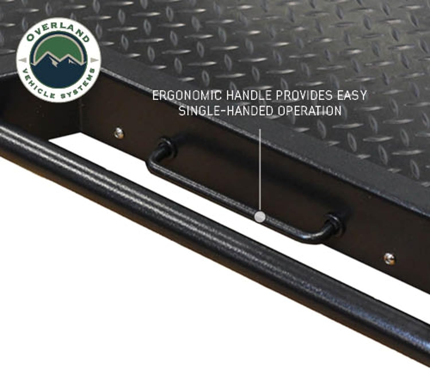 Overland Vehicle Systems Bed Extension for Pick Up Trucks - 75% Extension and Supports up to 1250 lbs - Steel Frame Construction - Universally Sized (Mid-Size Truck - Short Bed - 5.0 ft. Length)