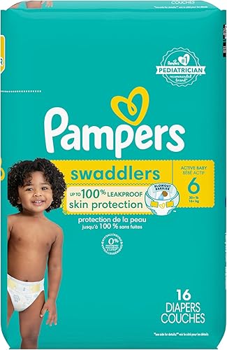 Miniatura 190 de Pañales Pampers Swaddlers, Talla 7 (11.8-22.7 kg), 70 unidades, absorbentes, mantiene al bebé seco y cómodo, pañal desechable seguro para la piel