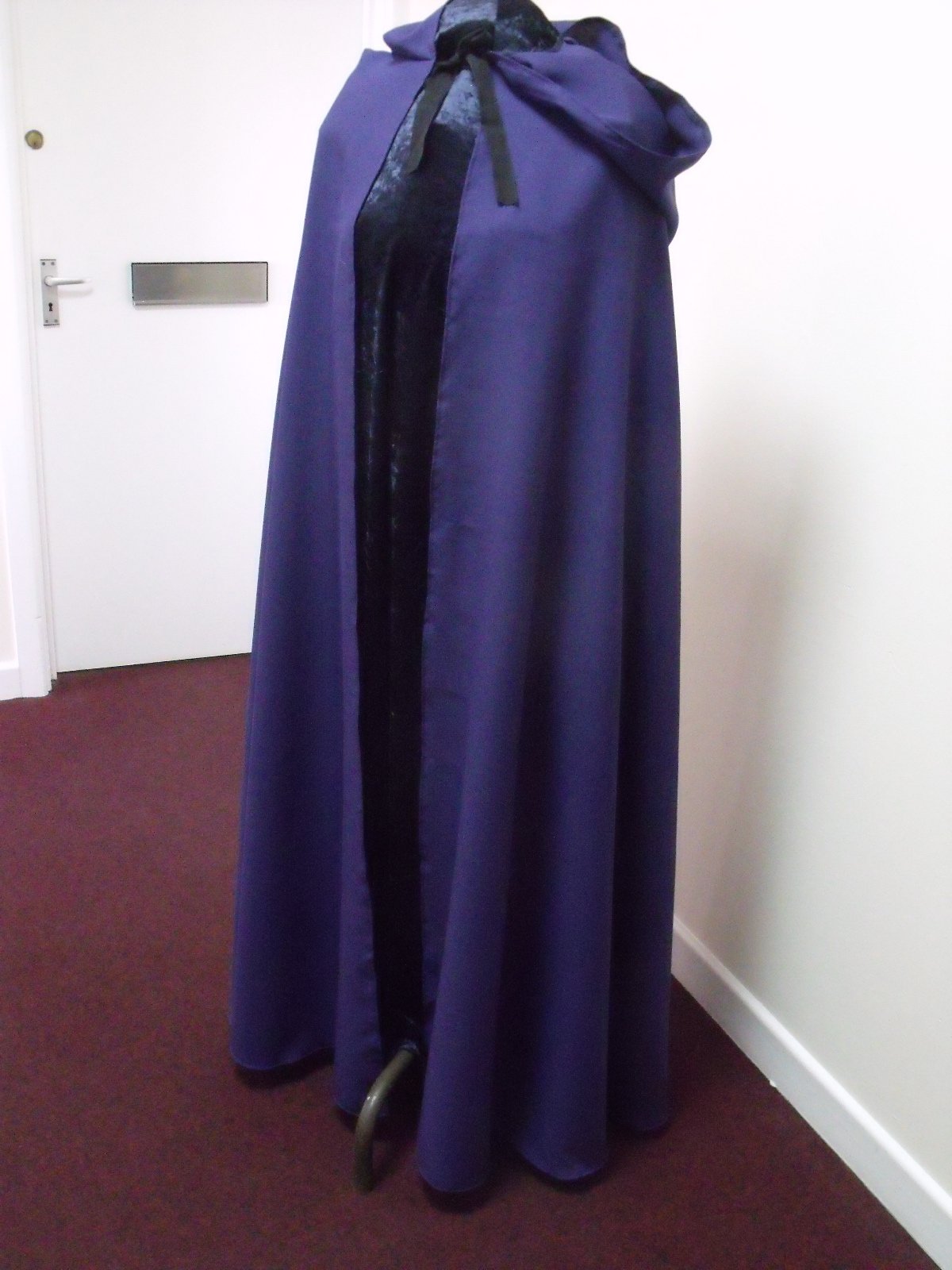Purple Polyester Twill Adult Cloak Legoslas Frodo Lord Of Rings
