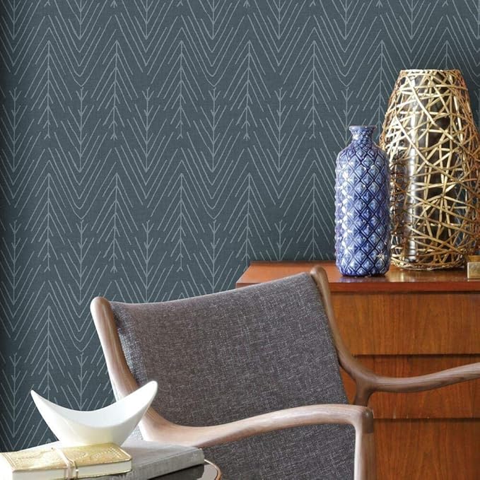 RoomMates Twig Hygge Herringbone Peel and Stick Wallpaper, Wallpaper Amazon Canada