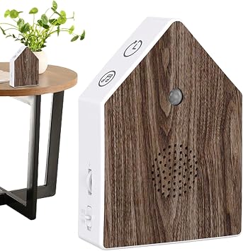 Smart White Noise Machine - Motion Sensor Relax Sound Speaker, Singing Bird Ambient Box, Sleep Aid Device, Portable Soothing Audio | Office Hotel Bedroom Meditation Spa Travel Toilet